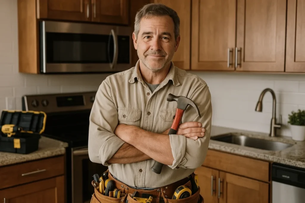 Appliance repair technician providing professional home appliance repair service in Naperville IL