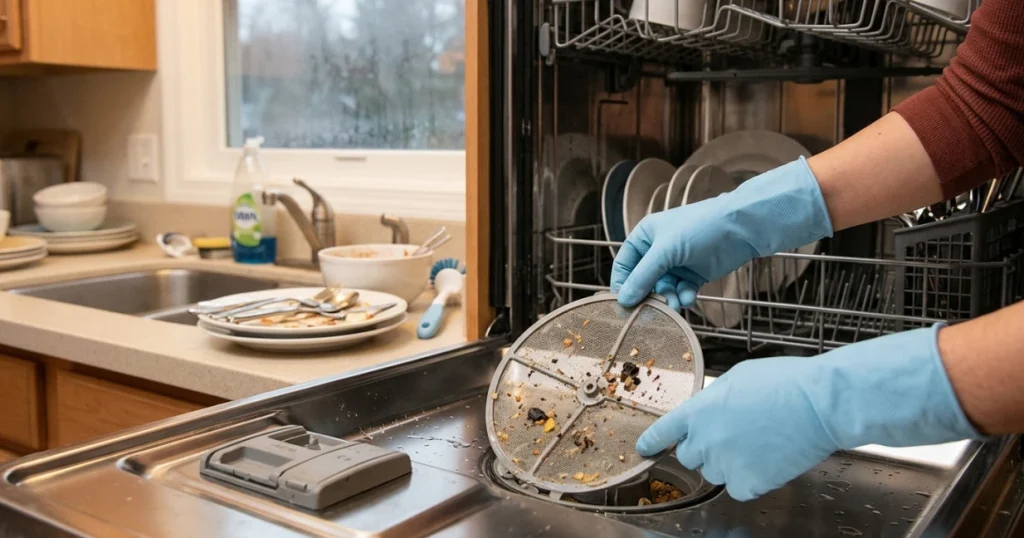Dishwasher filter cleaning in Naperville – how often to clean a dishwasher filter