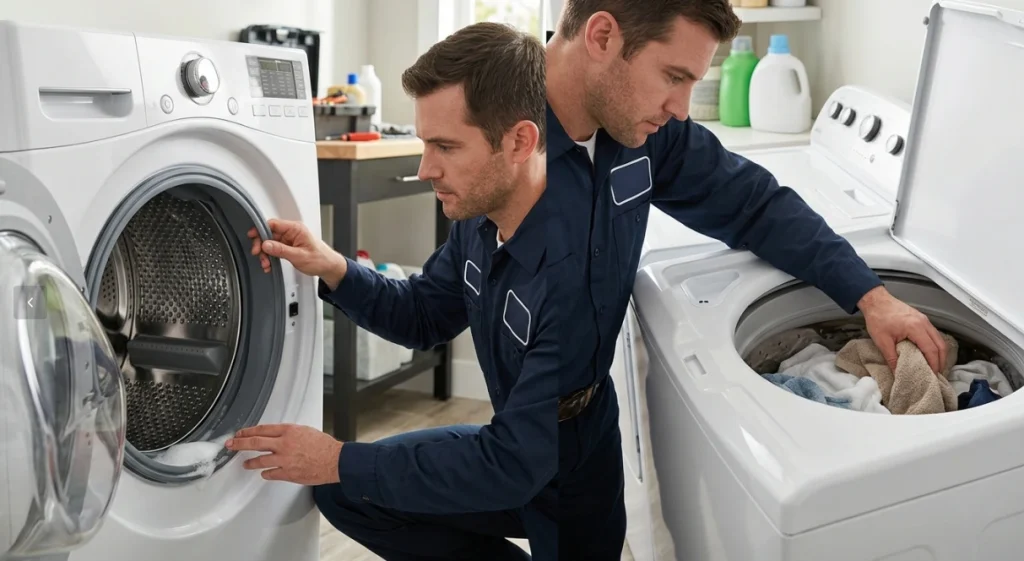 HE washer not spinning – common washer problems in Naperville